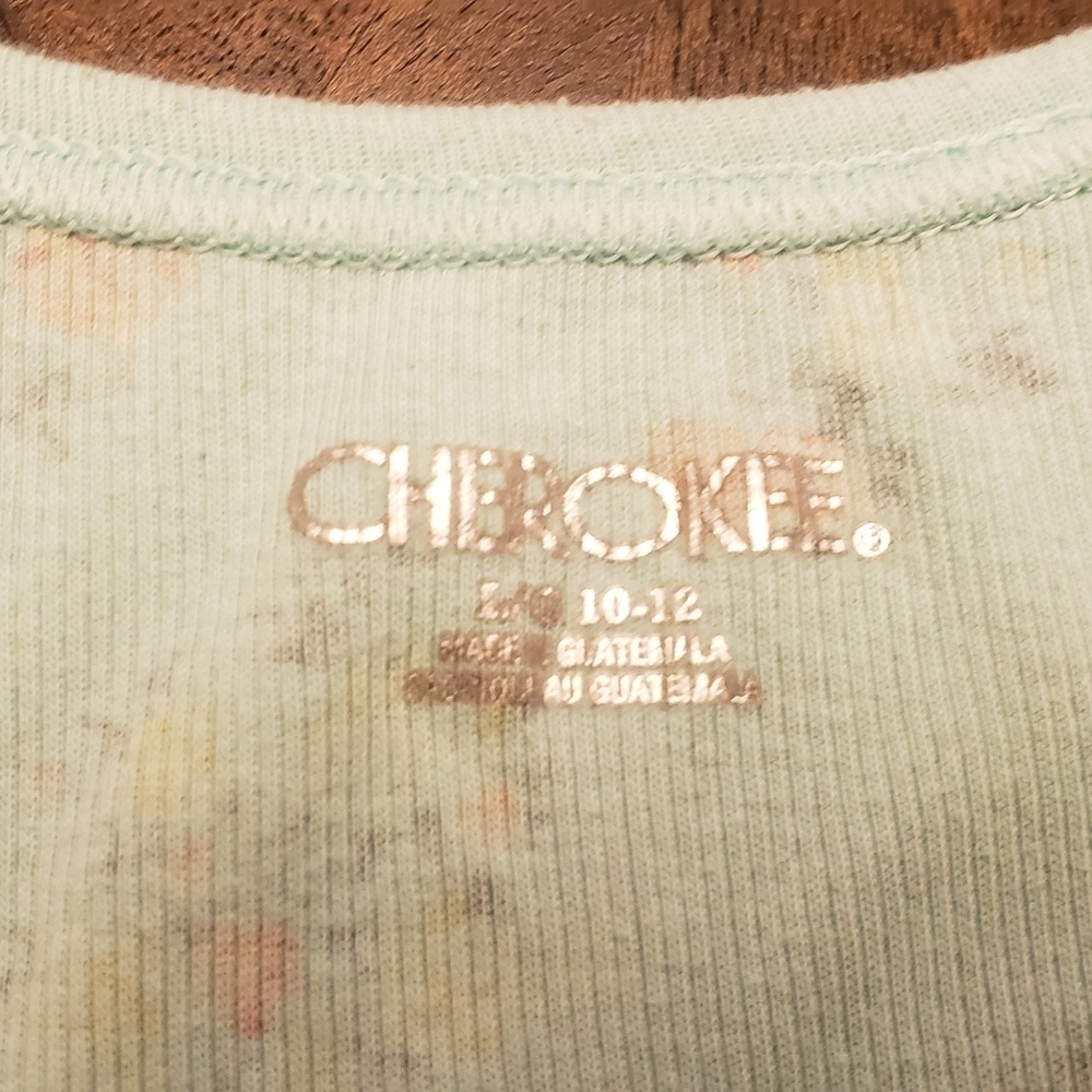 Floral and Pineapple Kids Tank Tops Cherokee And Falls Creek Size 10/12 - Picture 3 of 16